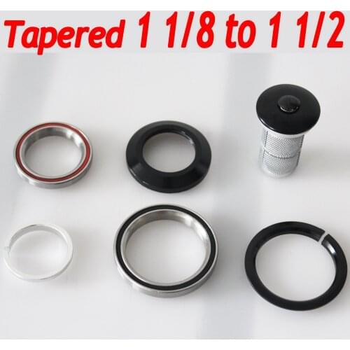 Free Shipping Expander Cap Neco Headset 1-1/8'' to 1-1/2" 1.5" Integrated for Road Fork Carbon Road Bike Steerer Tube