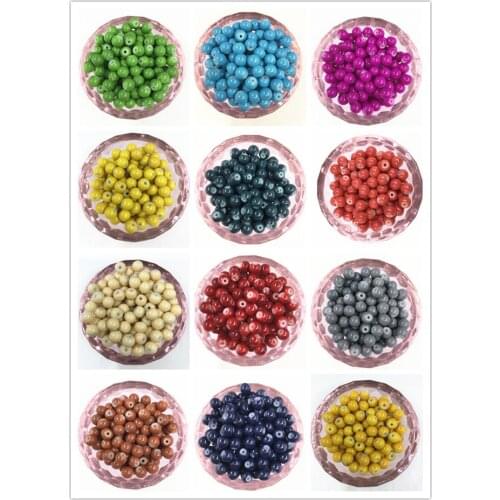 6mm 50pcs handmade beads material natural stone beads loose beads made Bracelet Necklace Earrings accessories