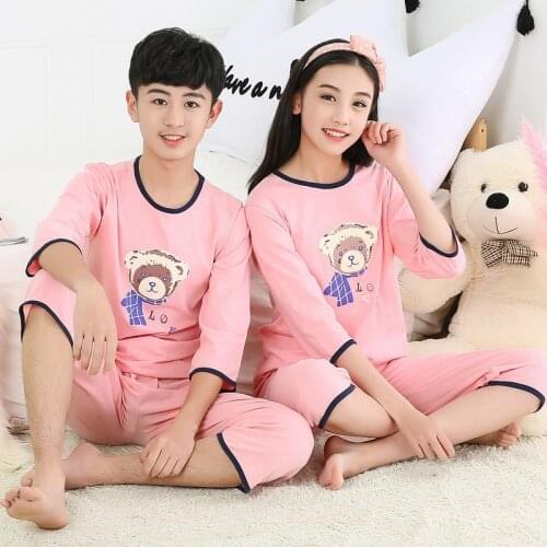 Childrens Pajamas Unicorn Teens Girls Boys Sleepwear Autumn Pyjamas Kids Homewear Nightwear Baby Girls Clothes Pijamas Suit