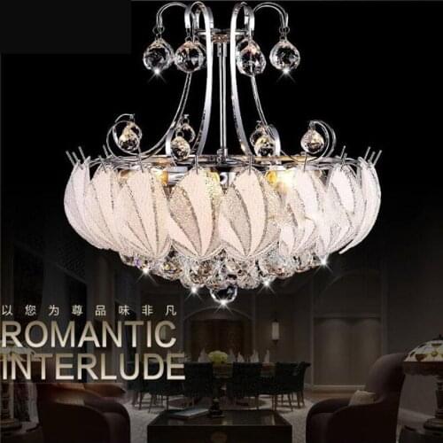 Restaurant crystal chandeliers personality bar led chandeliers fashion bedroom lamps lighting fixture led lamps chandelier light