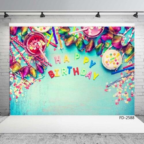 Colorful wood texture girl lovely colorful birthday photo, birthday party background photography background