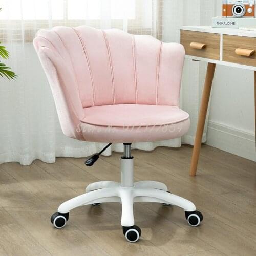 Nordic makeup chair net red ins chair bedroom computer chair backrest dressing table stool modern minimalist manicure stool