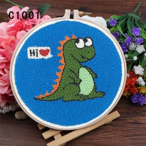 Embroidery diy handmade kit leisure simple cut embroidery European embroidery cloth art creative poke embroidery materials packa