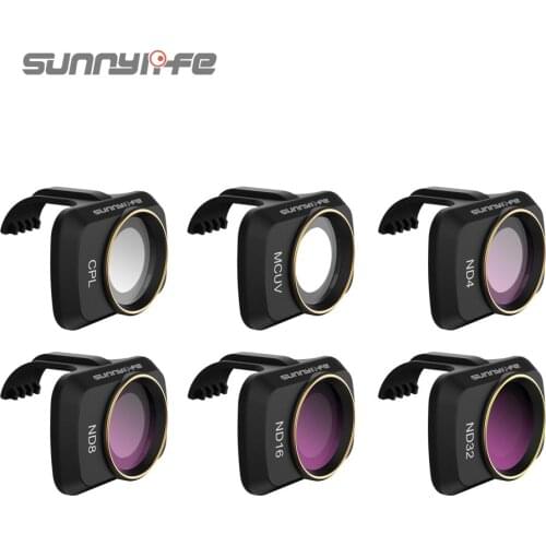 Sunnylife Filters Set For DJI Mavic Mini/Mavic Mini 2 MCUV CPL ND4/8/16/32 Camera Filters Lens Drone Accessories