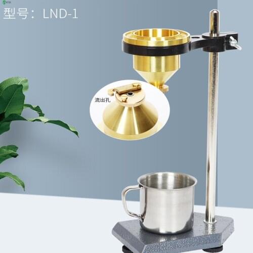 Desktop Viscosity Cup Lab T-4 Cup Viscometer Paint Flow Velocity Cup Coating Four Viscosity 100ML LND-1 For 30-100S Coating