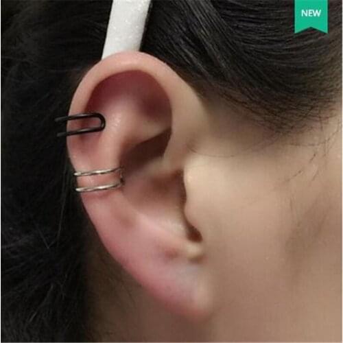 Wholesale Top Quality Geometric Simple Clip Earrings Personality No piercing Great Earings Hot Sale Women Fashion Jewelry EA203