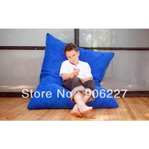 The original!! Junior COBALT Pillowsaxx bean bag ,Floor beanbag cushion, lazy adults sleeping beds - free shipping