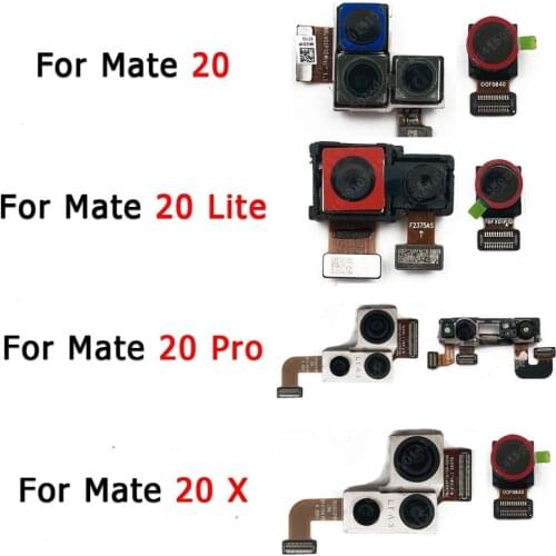 Original Rear Front Camera For Huawei Mate 20 Pro Mate20 Lite X 20X Facing Frontal Back Selfie Flex Camera Module Spare Parts
