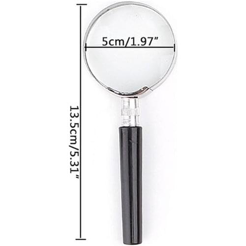 Portable Magnifying Glass Handheld Magnifier High Definition Reading Eye Loupe