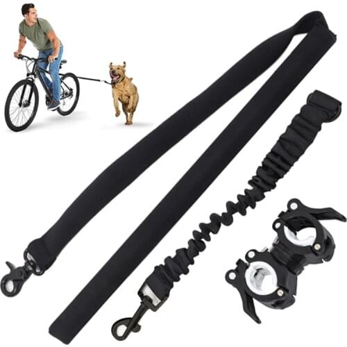 Dog Bike Leash for Exercising Training Jogging Cycling,Simple Installation,Removal Hand Free, and Outdoor Safe with Pets