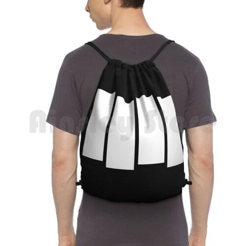 Punk Rock Music Flag Backpack Drawstring Bags Gym Bag Waterproof 80S Alternative Cool Grunge Music Punk California 1980S