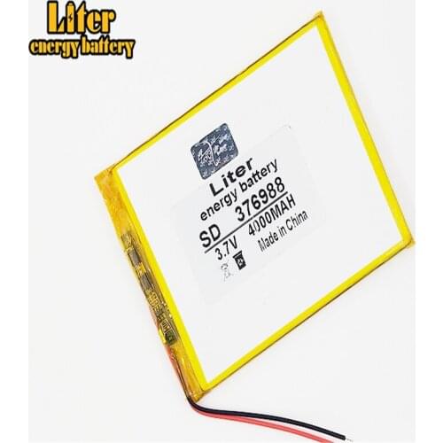 376988 3.7V 4000mAh Lithium polymer Battery with Protection Board For Tablet PC U25GT