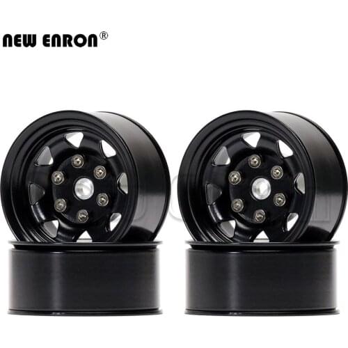 1.55 inch 4Pcs Aluminum Beadlock Wheel Hub Rim for RC Crawler Car D90 TF2 JIMNY RC4WD Tamiya CC01 LC70 LC80 Axial SCX10 AX90069