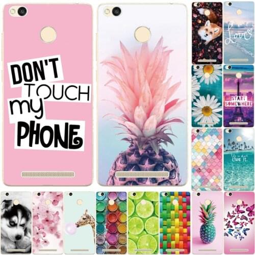 Phone Cases For Xiaomi Redmi 3 Pro 3s Redmi 3s Cover 3D Silicon Phone Back Cover for Xiaomi Redmi 3 Pro Case Redmi 3 S Pro Case