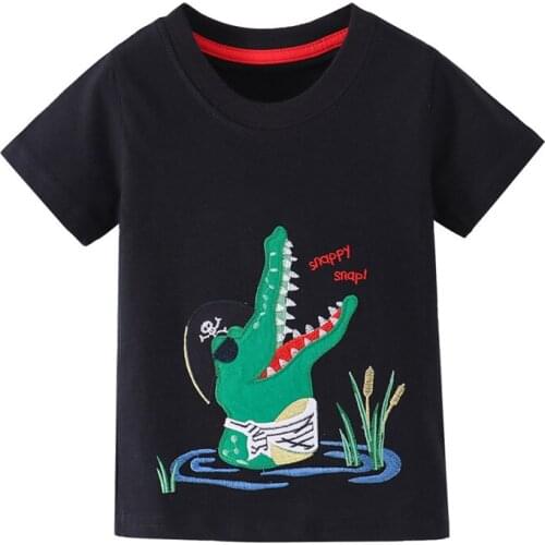 Funnygame Toddler Summer T shirts Cartoon Printed New 2020 Baby Cotton Clothing Casual Tees Tops Boys T shirts