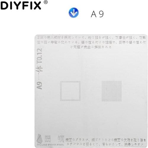 DIYFIX IC Chip Soldering Board Ultra Thin Stainless Steel Net for iPhone 6 6s Plus 7A8 A9 Logic Board Motherboard Repair Tool