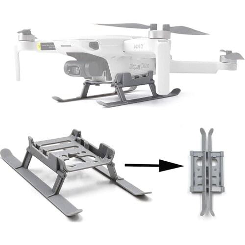 DJI Mini 2 Foldable Landing Gear Extended Height Leg Support Protector Stand Skid For DJI Mavic Mini se Drone Accessories