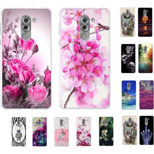 Phone Case For Huawei GR5 2017 Back Cover Silicone Soft TPU Case For Huawei Mate 9 Lite Case Cover Honor 6X Funda Fashion Back