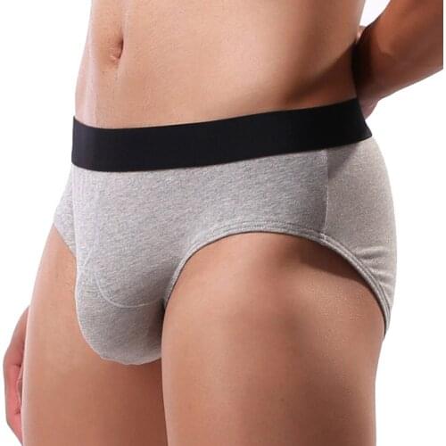 Men Briefs Underwear Male Panties Mens Sexy U Convex Underpants High-quality Cotton Mens Briefs Shorts Cueca Slip Gay Jockstrap