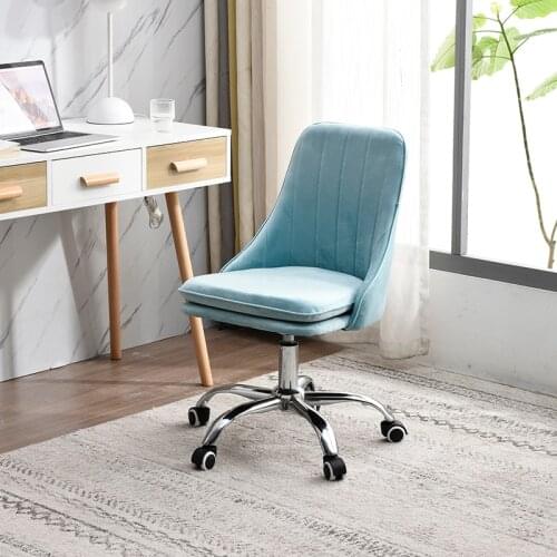 Computer Chair Home Rotating Lift Chair Bedroom Backrest Makeup Chair Pink Gaming Chair Desk Chairs for Bedroom Office Furniture