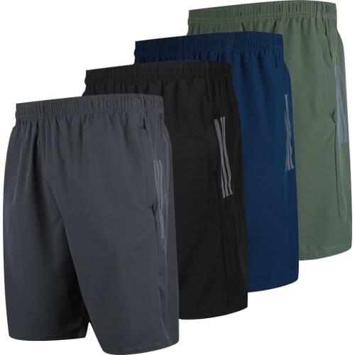 Mens Shorts Summer Running Shorts Quick Drying Workout Gym Fitness Basketball Shorts Mens Running Zipper Pocket Sweatpants