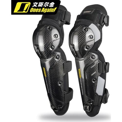 Ones again!Carbon fiber motorcycle knee pads motocross vehicle knee pads downhill protective gearParagliding downhill KP07