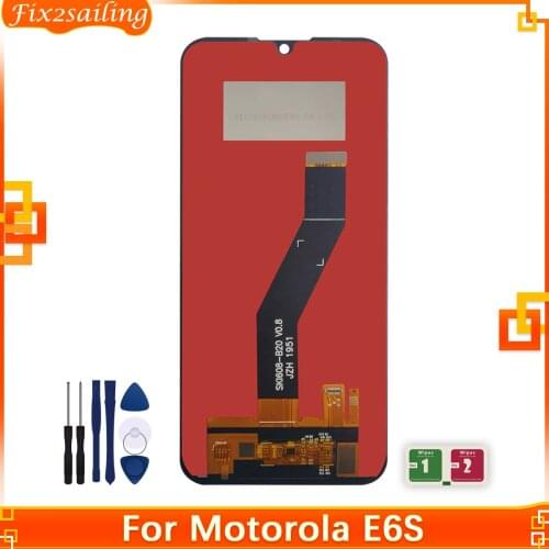 Original LCD Screen For Moto E6S 2020 LCD Display For Moto E6S XT2053-1 Display LCD Screen Touch Digitizer Assembly 100% Tested