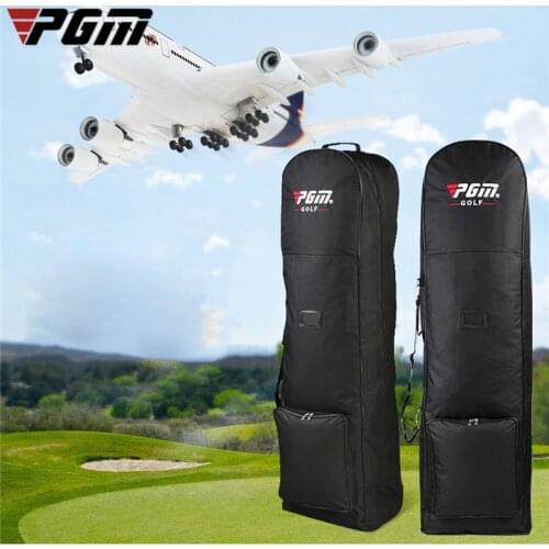 PGM Nylon Golf Bag Air Bag With Pulley Collapsible Golf Bag Double Zipper Lightweight Ball Bag
