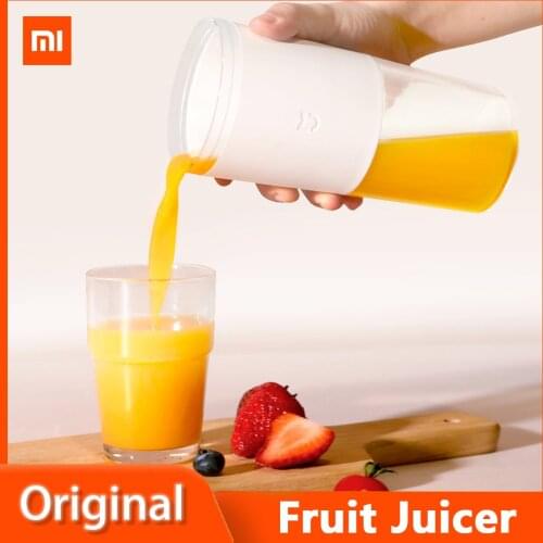 2021 Xiaomi Mijia Portable Juicer Cup 300ml Capacity 18000 rpm Type-C Charging Mini Washable Fruit Squeezer Electric Blender