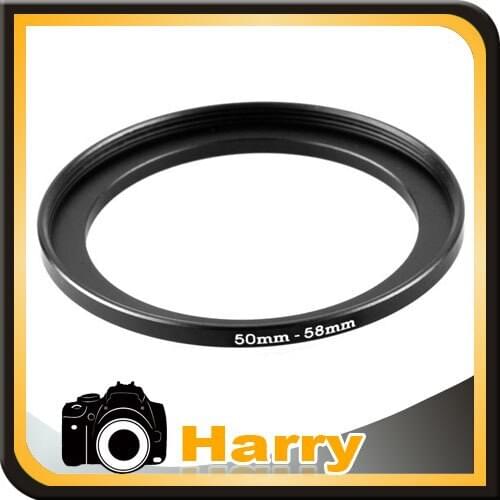 Camera Step Up Filter Ring 50mm to 58mm adapter ring 50mm-58mm 50-58mm