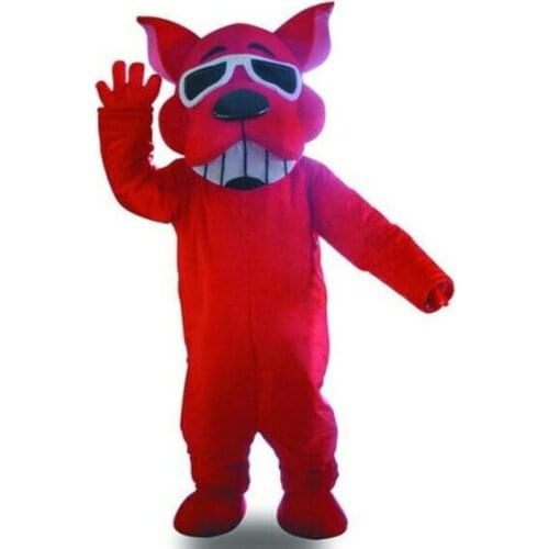 Sunglasses Dog Mascot Costume Cosplay Furry Suits Party Game Fursuit Cartoon Dress Outfits Carnival Halloween Xmas Easter Ad