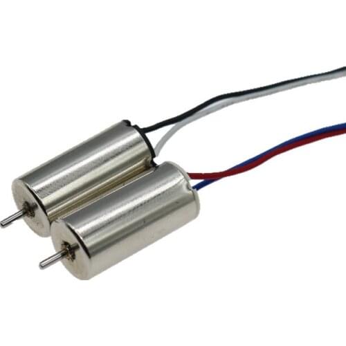 2pcs DC3.7V 40000rpm 10x20mm NdFeB Magnetic Large Torque Coreless Motor for Model Helicopter Aircraft