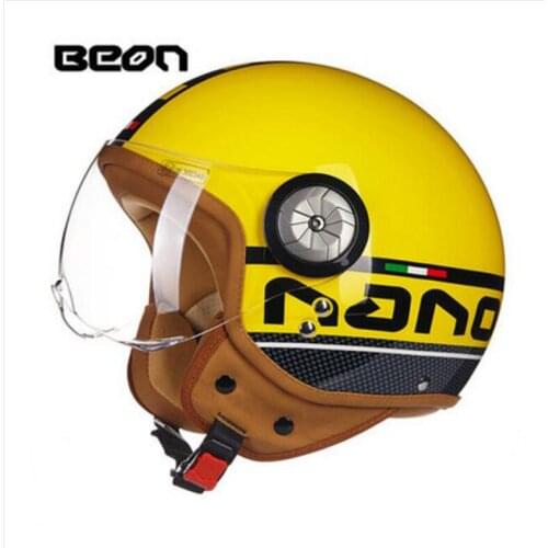 2019 New Netherlands ABS Retro Motorcycle Helmet half-covered flying Prince motorbike helmets locomotive Safety cap hat