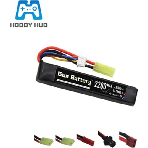 2095 11.1v 2200mAh Lipo Battery for Water Gun Mini Airsoft BB Air Pistol Electric Toys Guns Parts 3S 11.1V battery 1pcs to 10pcs