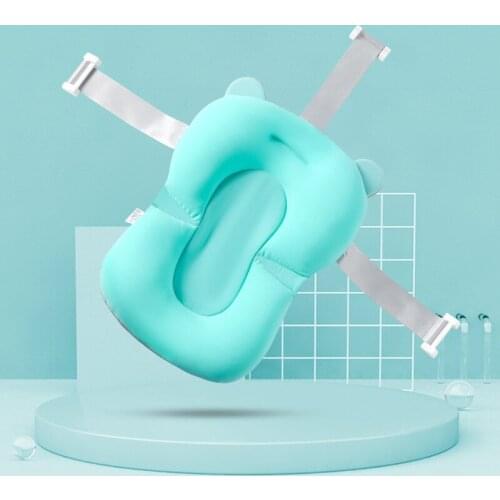 Baby Bath Net Newborn Bathtub Net Bag Non-slip Bath Mat Bath Net Baby Bath Stand Can Sit Lying Suspended 3D Mat Adjustable