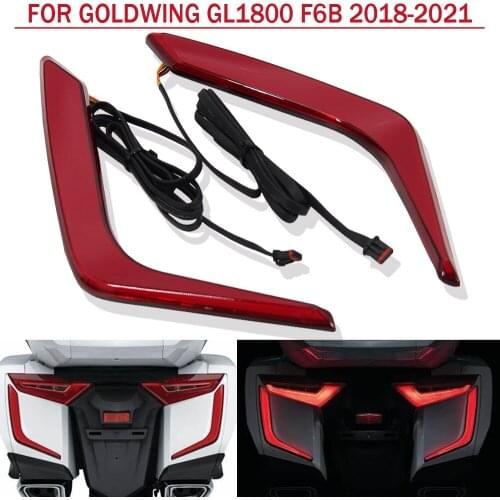 For Honda Gold Wing GL 1800 F6B Decorative Turn Signal Motorcycle GL1800 LED Rear Saddlebag Accents Lights 2018 2019 2020 2021