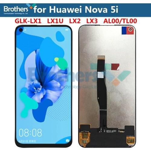 For Huawei Nova 5i LCD Display LCD Screen for Nova5i LCD Assembly GLK-LX1 GLK-LX2 GLK-LX3 GLK-LX1U Touch Screen Digitizer Tested