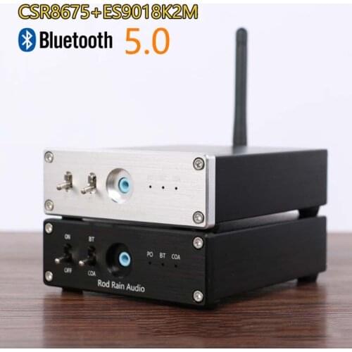 ES9018 DAC decoding CSR8675 wireless Bluetooth 5.0 Receiver APTX HD coaxial fiber player