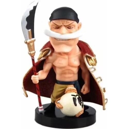 Classic Anime One Piece GK White Beard Papa Edward Newgate Action Humanoid Cute Boxed Model Decoration Toy Friend Childrens Gift