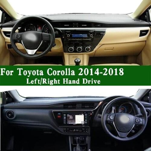 Fits Toyota Corolla ZRE18 Altis SE CVT MSRP ZR 2014 2015 2016 2017 2018 Dashmat Dashboard Cover Protective Pad Dash Mat Carpet