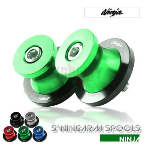 M10 Motorcycle CNC Frame Stands Screws sliders Swingarm Spools Slider for KAWASAKI NINJA250 300 EX250 300 Z250 Z300