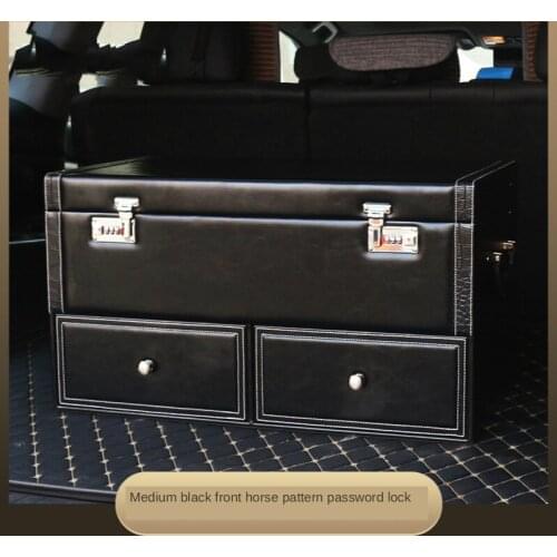 Password Trunk Storage Trunk Multi-Function Organizing Storage Gadget Vehicle Storage Box Internal Car Accessory Luggage