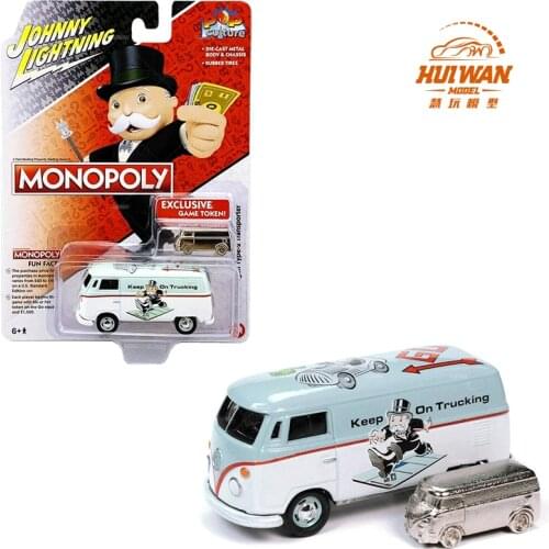 Johnny Lightning 1:64 1965 VW T1 Collection Metal Die-cast Simulation Model Cars Toys
