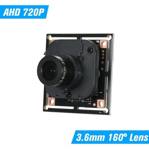CCTV AHD Camera Module 3.6mm 720P AHD 100 MegaPixel DIY PCB Board Support XVI For MiNi AHD Camera