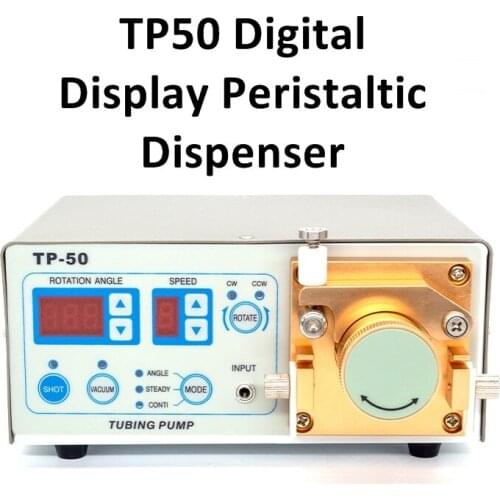 Original TP-50 Automatic Peristaltic Glue Dispenser Adhesive Applicator Digital Display Fast Drying Anaerobic Glue Machine 0.001