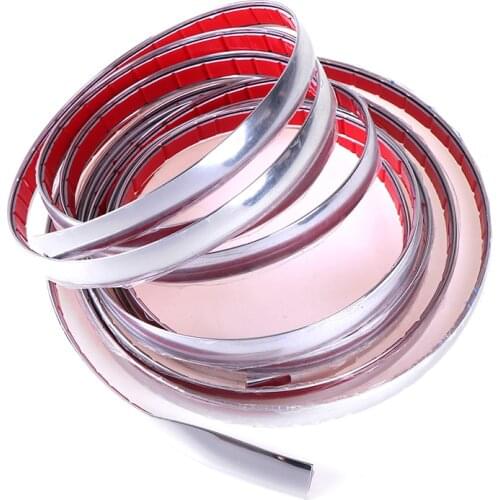 3M Durable silver car chrome styling decoration moulding trim strip tape 12mm Width
