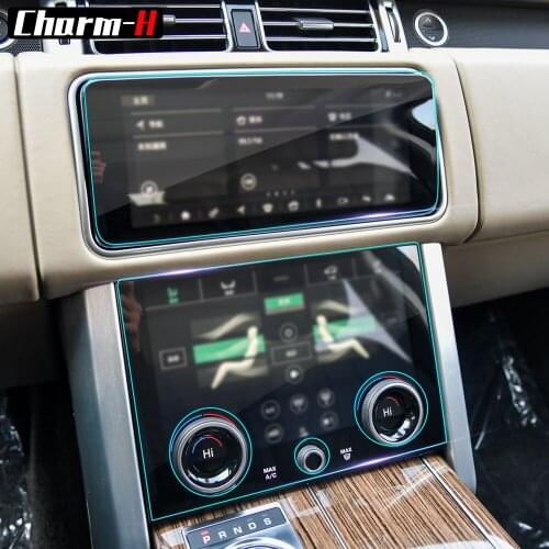 Transparent Interior Protective film Gear Shift Air Conditioning GPS Screen Panel Sticker for Land Rover Range Rover SWB 2018
