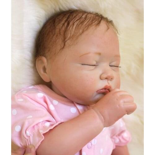 NPK 50CM Silicone Reborn Baby Doll Lifelike Toddler bebe Bonecas Reborn Kid Doll Brinquedos Reborn Toys For Kids Gifts