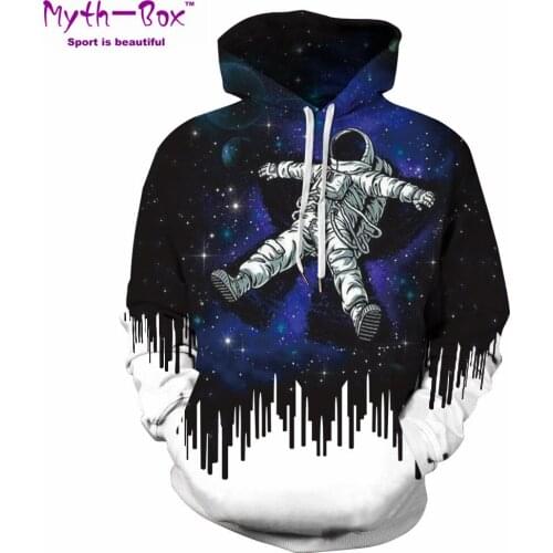 Women/Men Hoodie Sweatshirt Autumn Winter Sport Hoodies Women Spaceman 3D Print Starry Sportwear Hooded Sweater Hip Hop Pullover