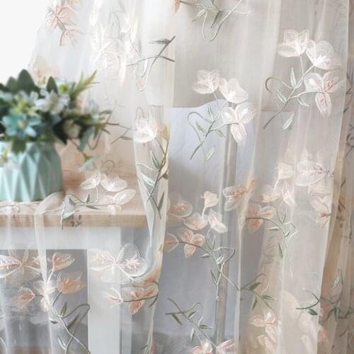 LANLINYING Super Stars Favorite Flowers The Fabric Elegant Organza Glass Yarn 3D Flowers The Cloth DIY Dress Materials .D116